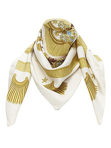 Hermès Hermes Poste et Cavalerie print silk scarf (view 2)