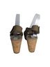 Clarks Solid Brown Wedges Size 8 - photo 2