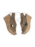 Clarks Solid Brown Wedges Size 8 - photo 4