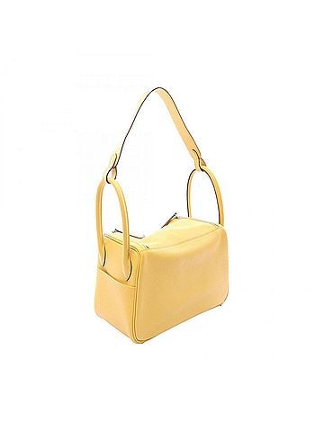 Hermès Hermes Hermès Lindy 26 Shoulder Bag, Leather, Evercolor, Women's, Yellow (view 2)