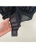 IORANE Solid Black Bodysuit Size S - photo 6