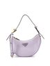 Prada 100% Leather Purple Arque Half Moon Hobo Leather Small One size - photo 1