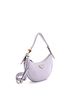 Prada 100% Leather Purple Arque Half Moon Hobo Leather Small One size - photo 3