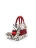 Christian Dior 100% Canvas Plain Red Lady D-Lite Bag Embroidered Canvas Medium One size - photo 3