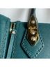 Henri Bendel Teal Green Leather Shoulder Bag One size - photo 12