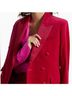 A.L.C. Red Pink Blazer Size 12 - photo 4