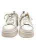 Ash 100% Leather Solid White Sneakers Size EU 39 - photo 6