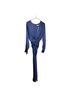 Christopher Esber Solid Blue Cocktail Dress Size 8 - photo 3