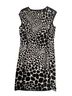 Michael Kors Animal Print White Black Cocktail Dress Size M - photo 2