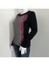 St. John Black Pink Wool Sweater Size S - photo 6