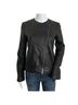 Vince. 100% Lambskin Solid Black Leather Jacket Size S - photo 1
