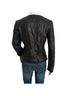 Vince. 100% Lambskin Solid Black Leather Jacket Size S - photo 2
