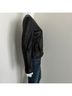 Vince. 100% Lambskin Solid Black Leather Jacket Size S - photo 6