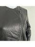 Vince. 100% Lambskin Solid Black Leather Jacket Size S - photo 4