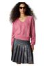 J.Crew 100% Cashmere Solid Pink Cashmere Pullover Sweater Size L - photo 3