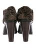Calvin Klein Black Brown Heels Size 8 1/2 - photo 4