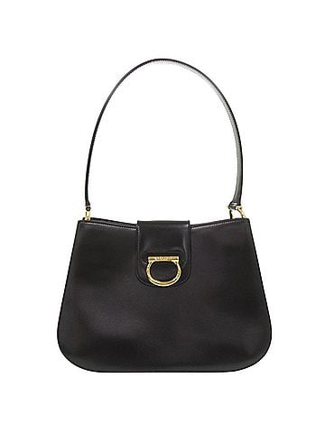 Céline Excellent condition Celine leather black shoulder bag 0247CELINE (view 1)