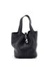 Hermès 100% Leather Black Picotin Lock Bag Clemence MM One size - photo 1