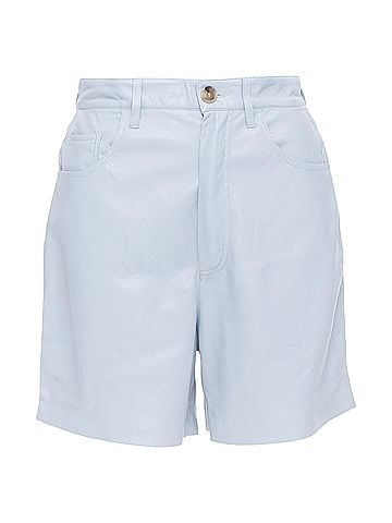 Nanushka Nanushka Vegan Leather High Waist Shorts (view 1)