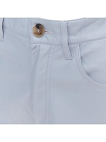 Nanushka Nanushka Vegan Leather High Waist Shorts (view 2)