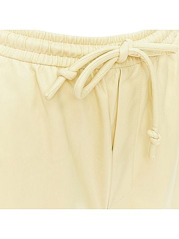 Nanushka Nanushka Munira Okobor Vegan Leather Drawstring Bermuda Shorts (view 2)