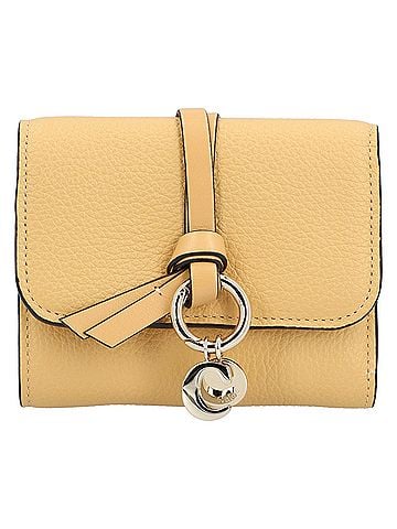 Chloé Chloé Tri-Fold Wallet Alphabet  Yellow (view 1)