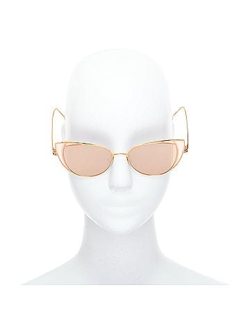 Linda Farrow Linda Farrow Des Voeux Cat Eye Sunglasses (view 1)