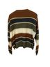 Shein 100% Acrylic Stripes Brown Green Tan Pullover Sweater Size M - photo 2