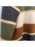 Shein 100% Acrylic Stripes Brown Green Tan Pullover Sweater Size M - photo 5