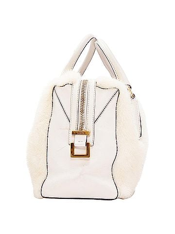 Tod's Tod's D Cube Bauletto Fur Leather Bowler Bag (view 2)