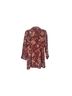 CAbi Floral Burgundy Coat Size 10 - photo 2