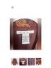 CAbi Floral Burgundy Coat Size 10 - photo 3
