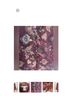 CAbi Floral Burgundy Coat Size 10 - photo 4
