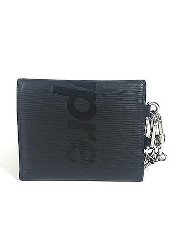 Louis Vuitton LOUIS VUITTON M67711 Epi Leather Supreme Collaboration Chain Wallet CH.CP WALLET Men's Tri-fold in Leather, Noir Black (view 2)