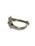 Hermès 100% Sterling Silver Silver Toned HERMES 925 Sterling Silver Bracelet Bangle Jewelry 27241 One size - photo 5