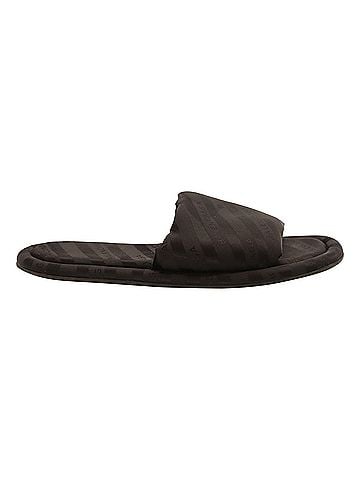 Balenciaga Balenciaga Hotel Line Slides in Black Acrylic (view 1)