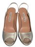 Charles David Solid Silver Heels Size 6 1/2 - photo 3