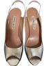 Charles David Solid Silver Heels Size 6 1/2 - photo 5