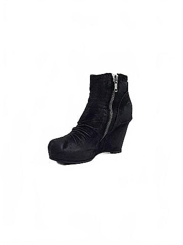 Rick Owens Women's Suede Wedge Boot (view 2)