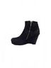Rick Owens Black Women's Suede Wedge Boot Size EU 38 1/2 - photo 4