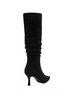 Joia Black Women's Pointed Toe Suede Boot Size 6 - photo 3