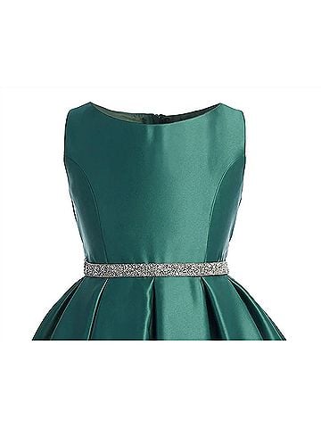 Sweet Kids Girl's Child Satin Special Occasion Dress (view 2)