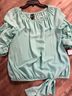 Coco Bianco Teal Blouse Size L - photo 4