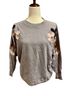 braeda horan Floral Gray Casual Sweaters Size M - photo 1