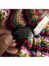 Boston Proper Zebra Print Color Block Multi Color Jacket Size S - photo 5