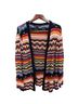 Boston Proper Zebra Print Color Block Multi Color Jacket Size S - photo 1