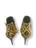 Zara Snake Print Yellow Black Brown Ankle Boots Size 11 - photo 4