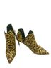 Zara Snake Print Yellow Black Brown Ankle Boots Size 11 - photo 2