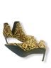 Zara Snake Print Yellow Black Brown Ankle Boots Size 11 - photo 5