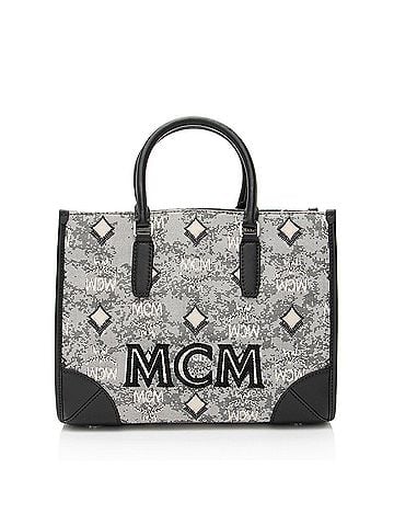 MCM MCM Vintage Monogram Jacquard Small Tote (view 1)